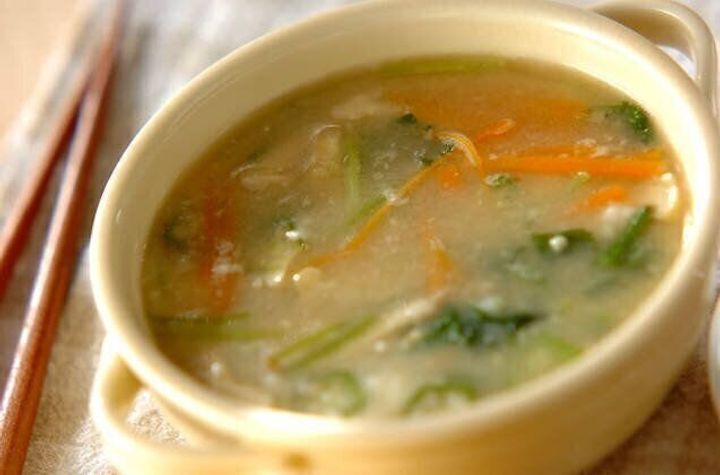 山芋を使った味噌汁・スープのレシピ