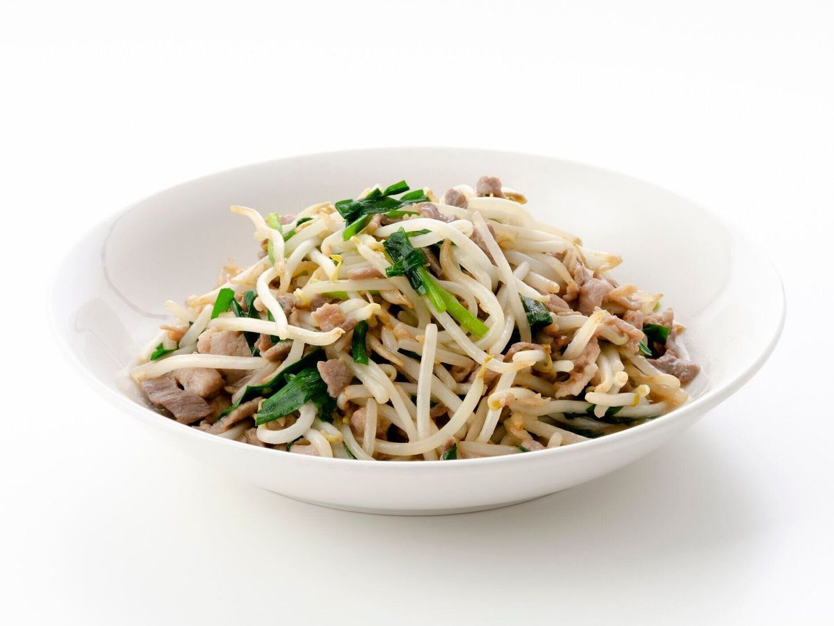 豚肉のもやし炒め