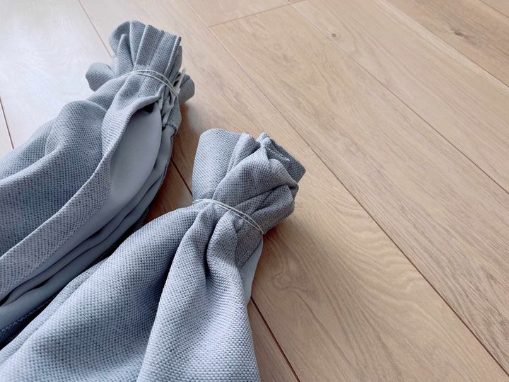 フック部分を輪ゴムで縛るだけ!