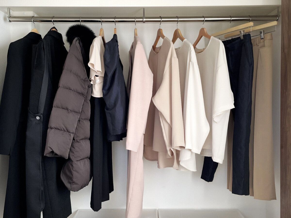 ミニマリストいえはのクローゼット