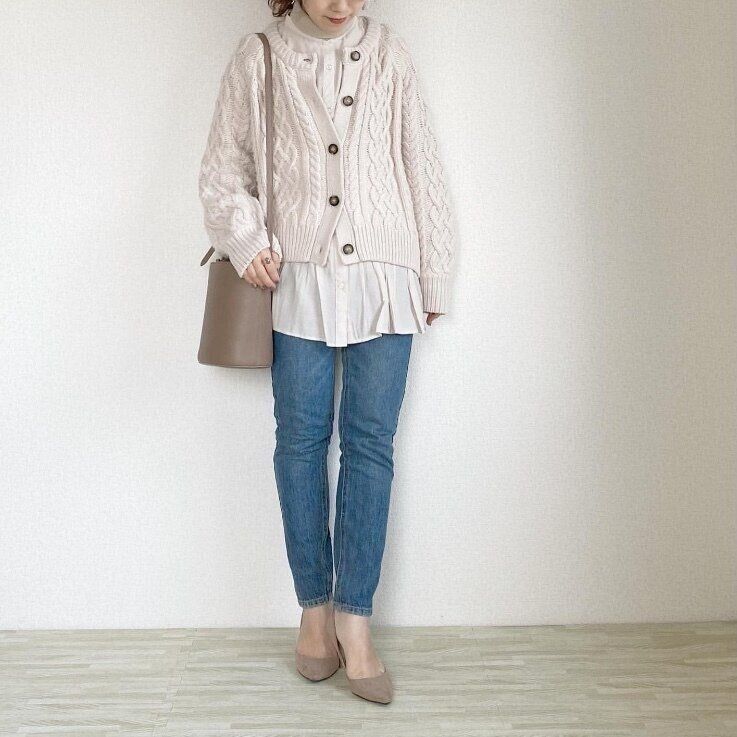 GU】着まわし力が抜群すぎる！春コーデ注目のギャザーフレアロング