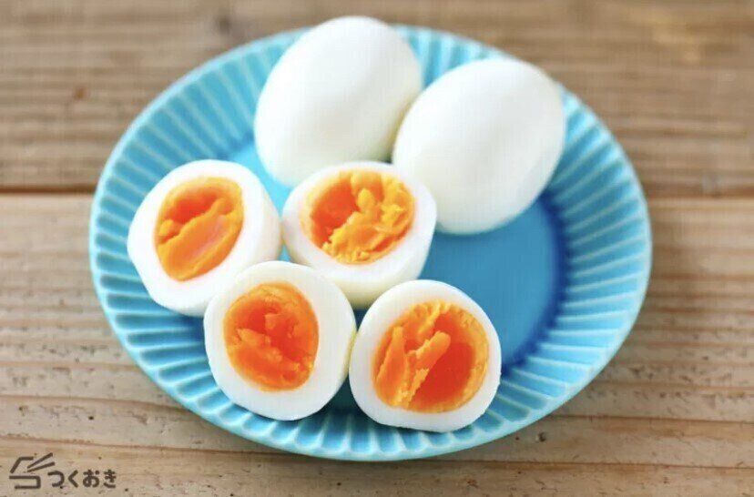 ゆでたまごの塩漬け