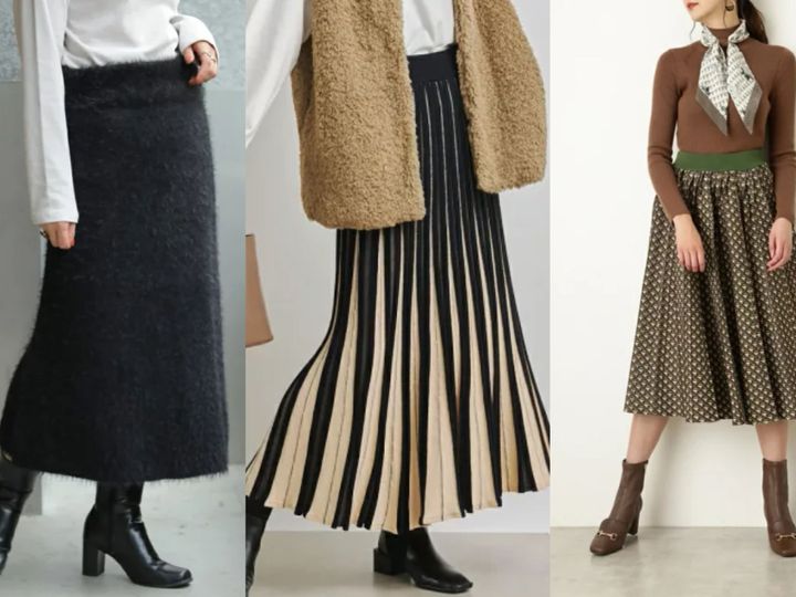 ふんわり大人かわいい 40代のニットスカートおすすめコーデ8選 サンキュ ふんわり大人かわいい 40代のニットスカートおすすめコーデ8選 サンキュ