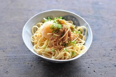 なめたけと大根おろしのさっぱりパスタのレシピ