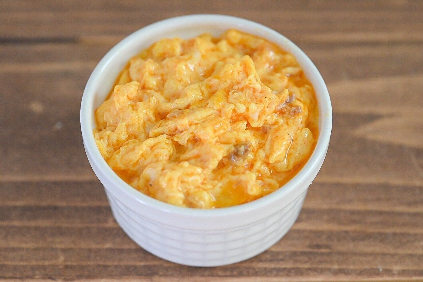 ココットに入ったかにスクランブルエッグ