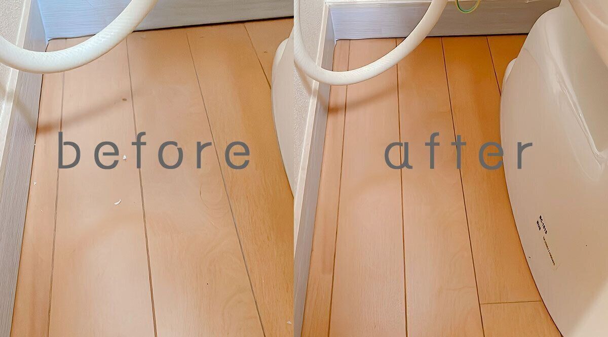 トイレは意外とゴミやホコリが落ちている