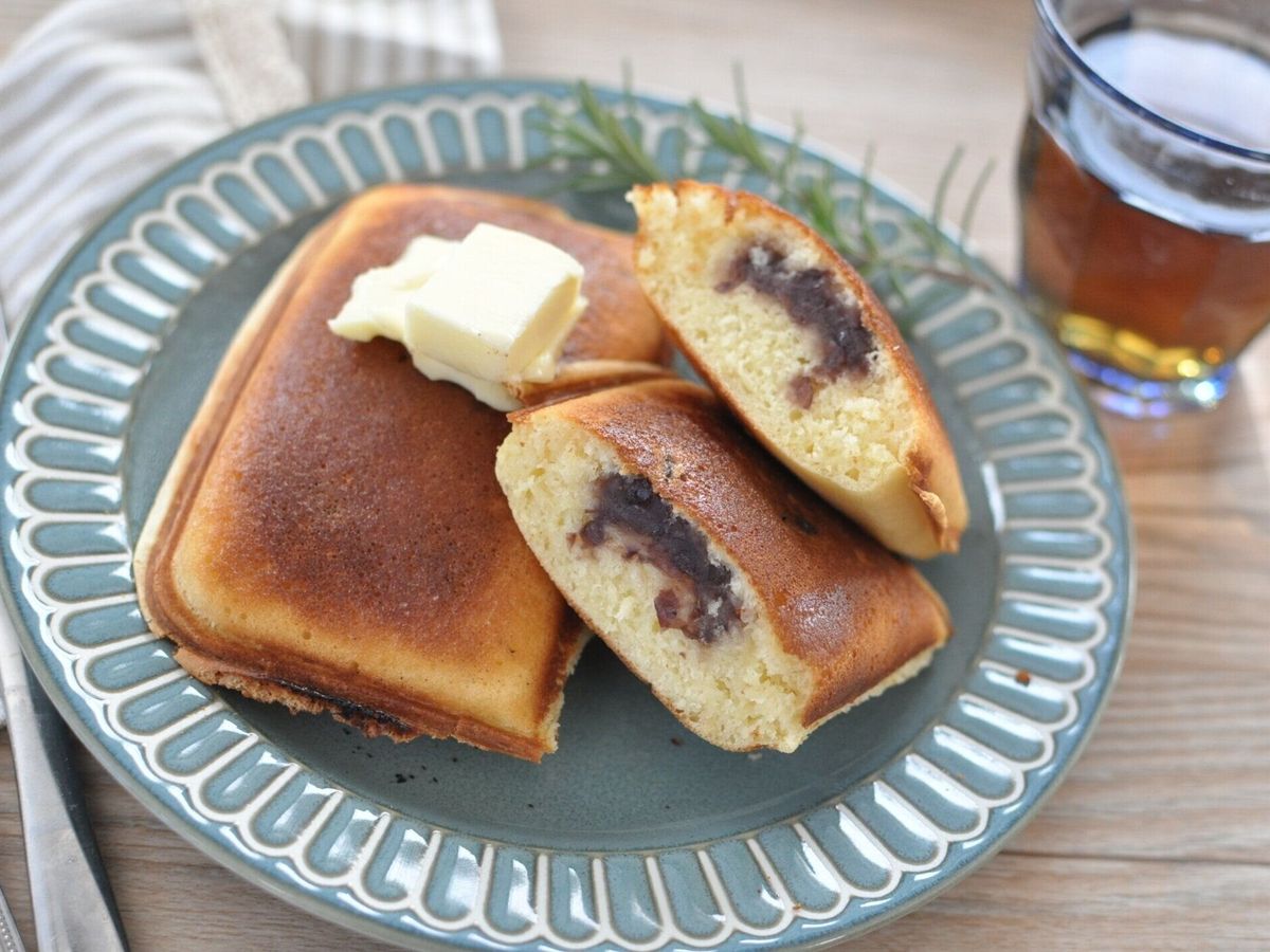 餡バターサンドを盛り付けた様子