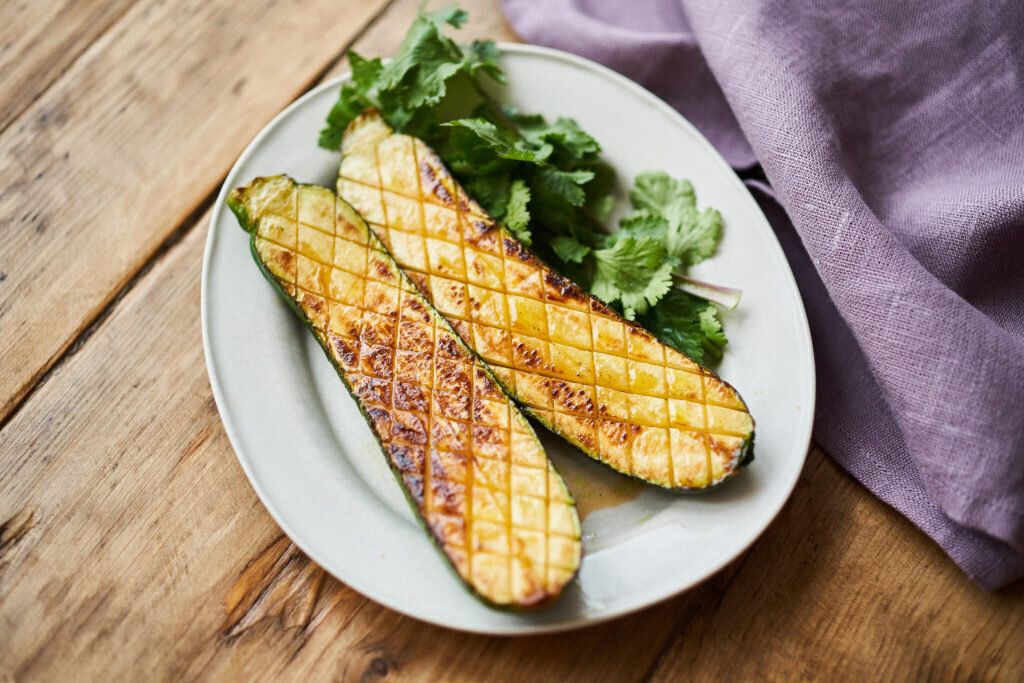 ズッキーニの照り焼き