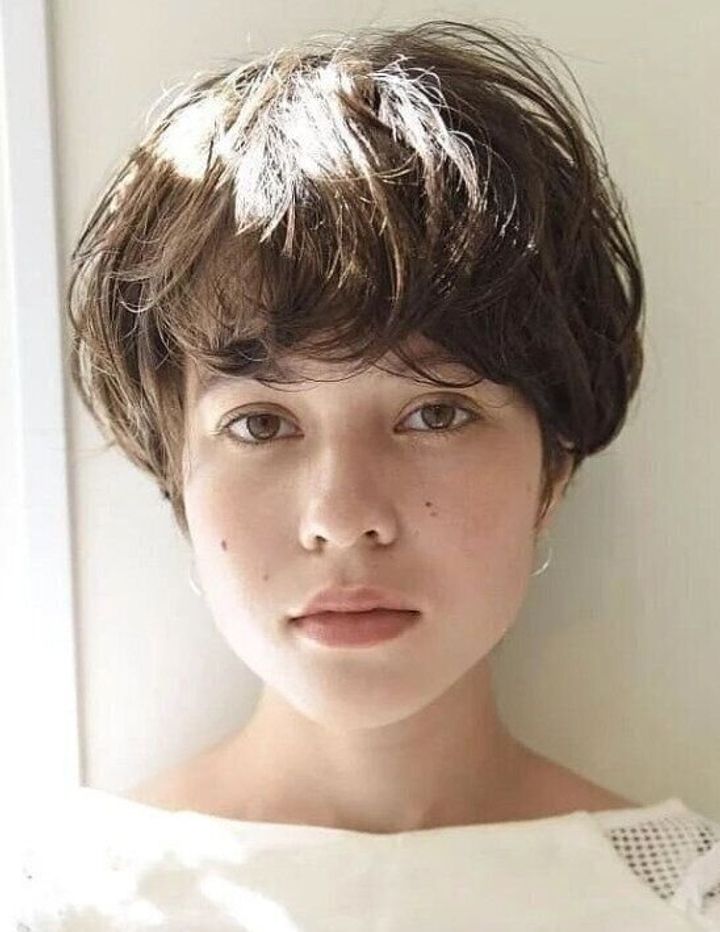 面長さんにおすすめ!マッシュショート