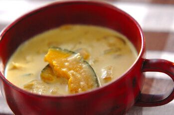 カボチャカレースープ