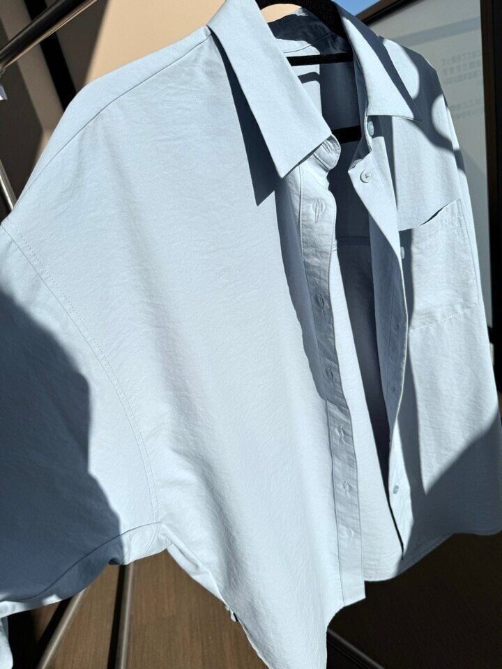 GU ドルマンスリーブシャツ　アイロン不要