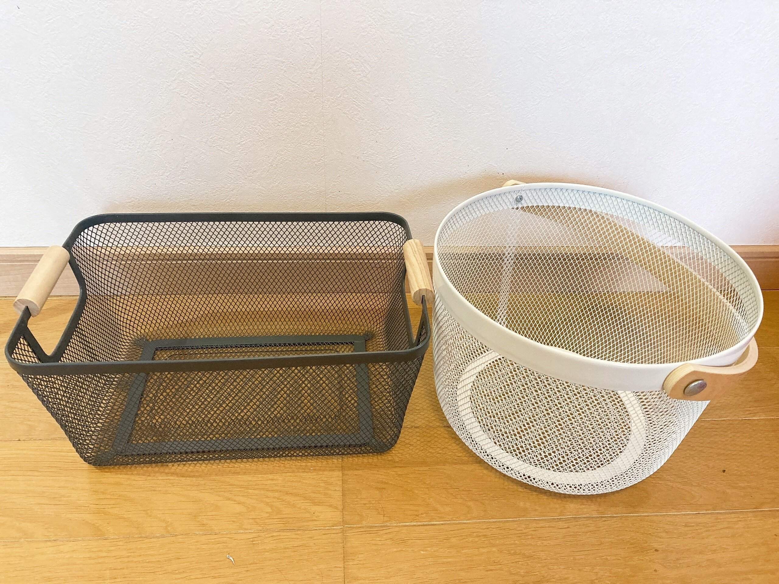 ダイソーワイヤーかご