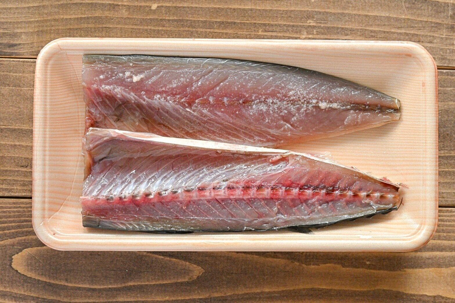 塩をかけたさば