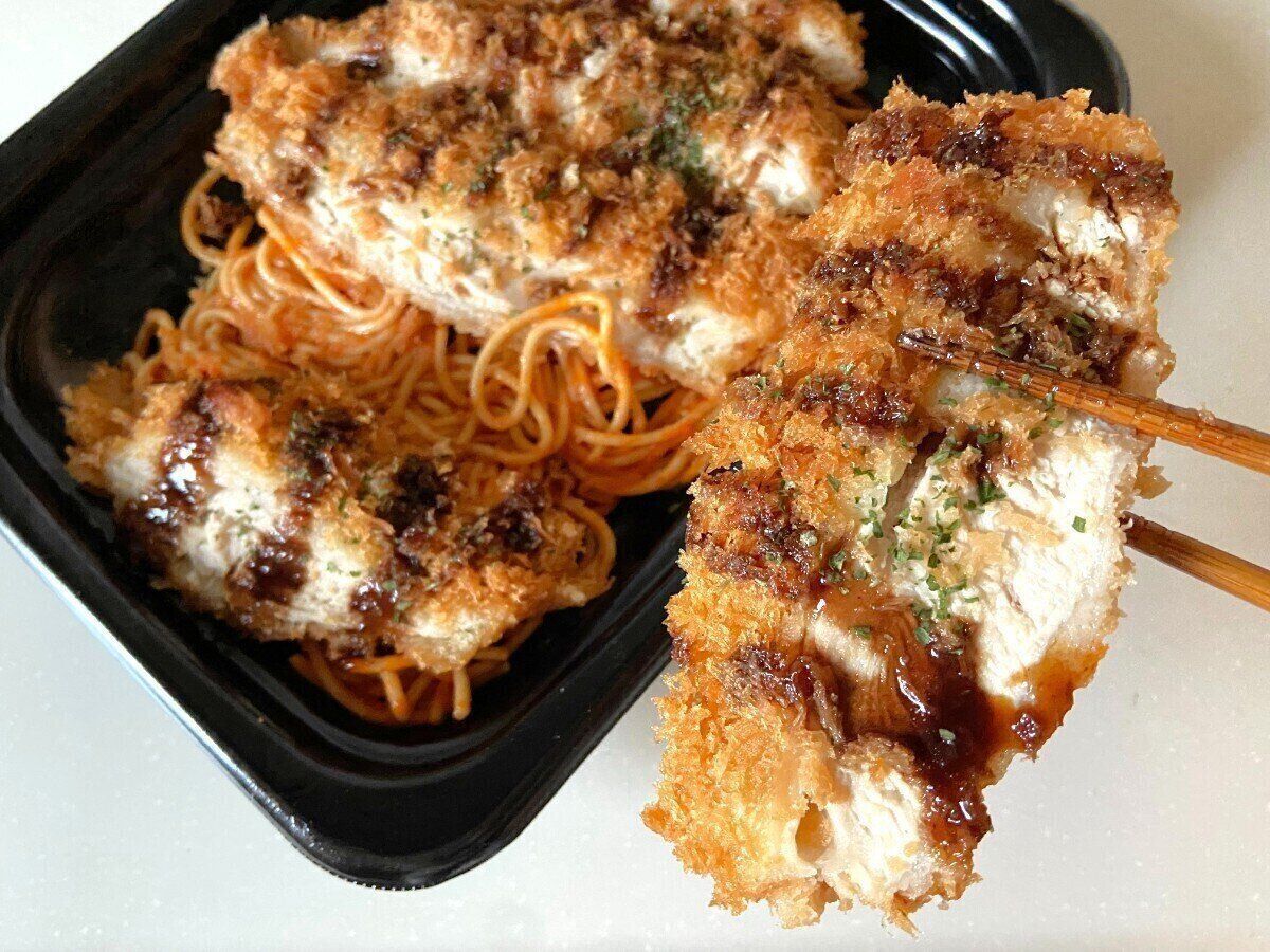 重みがあるチキンカツ