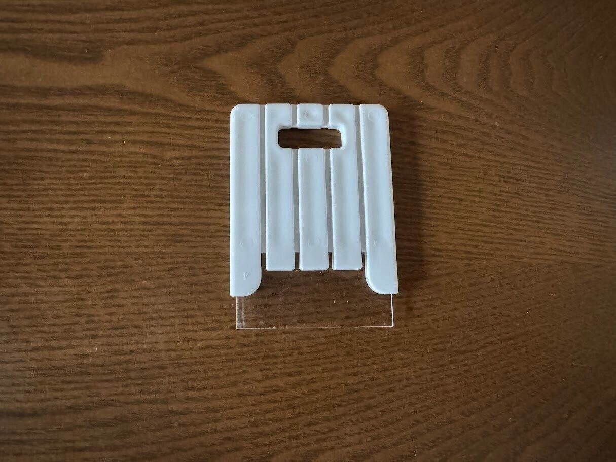 透明ヘラシートで汚れが見やすい！