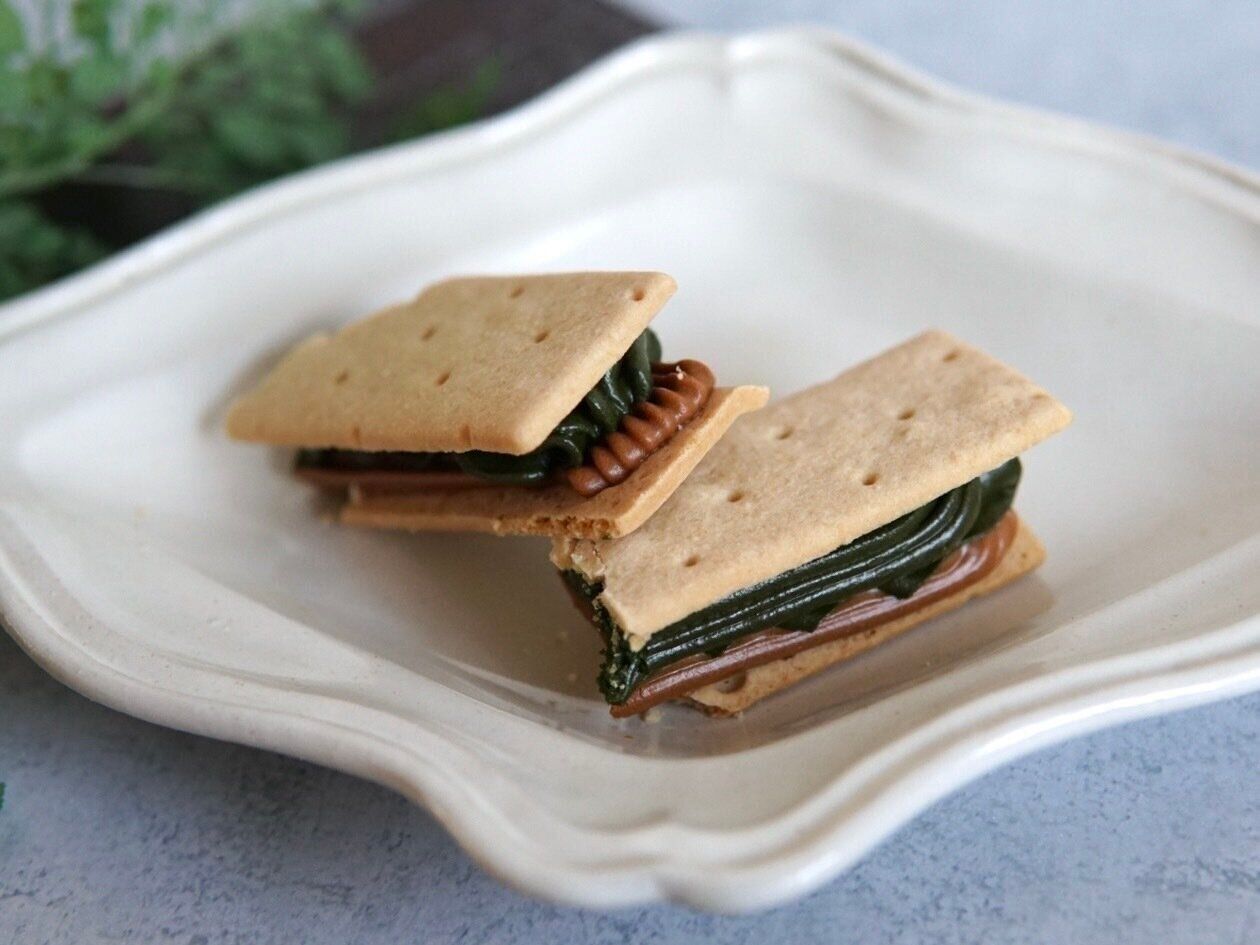 濃い宇治抹茶＆キャラメルバターサンド