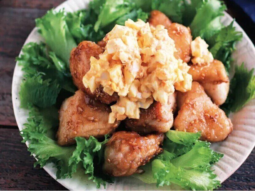 かつお節入りのタルタルでコクUP!!鶏胸ポン南蛮かつおタルタル