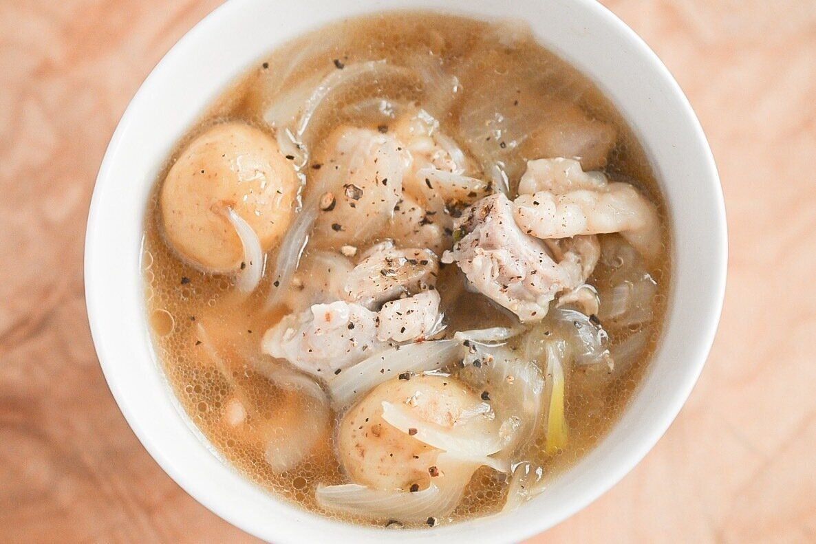 新ジャガイモのスープ