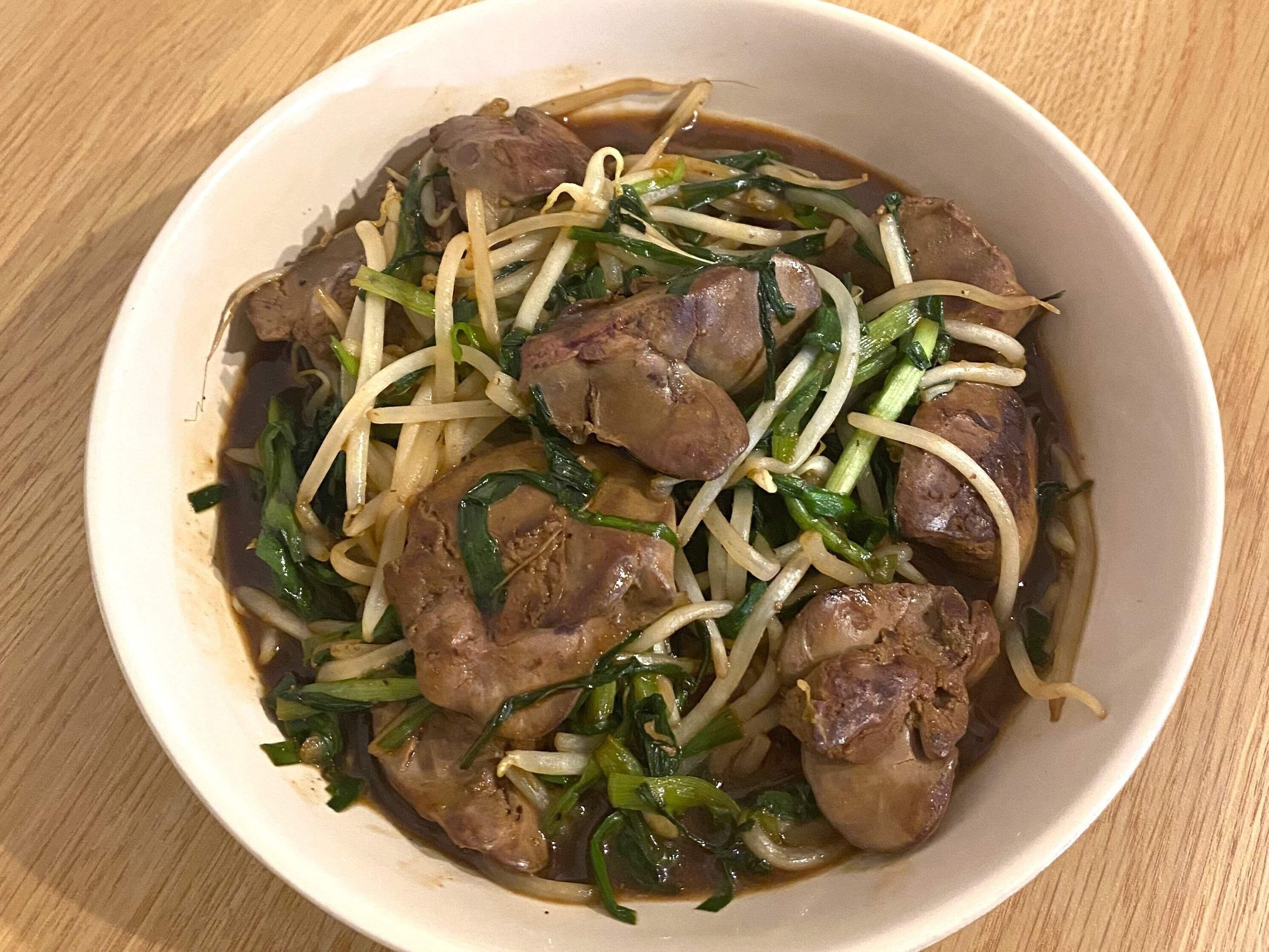 ニラレバ炒めのたれ（韮菜猪肝）