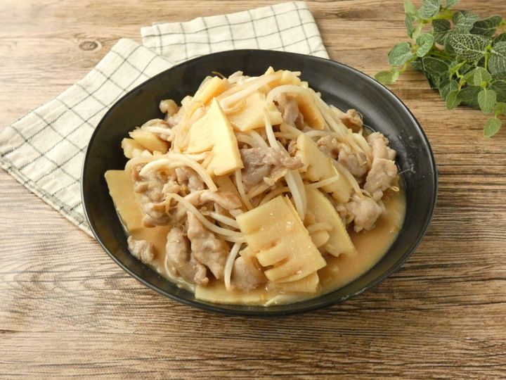 今が旬の 筍 レシピ 豚こま肉とタケノコのボリュームたっぷり味噌炒めはおかわりが止まらないおいしさ サンキュ 今が旬の 筍 レシピ 豚こま肉とタケノコのボリュームたっぷり味噌炒めはおかわりが止まらないおいしさ サンキュ