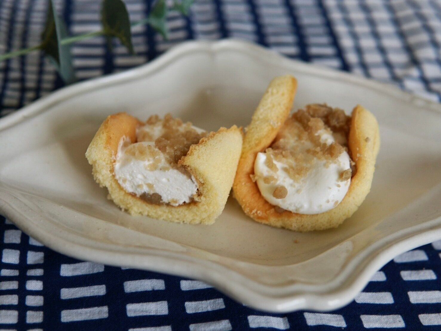 ほろふわ栗粉の栗堪能オムレット