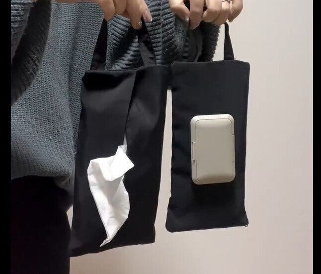 【3COINS】至るところがすっきり！ティッシュウェットティッシュポーチ