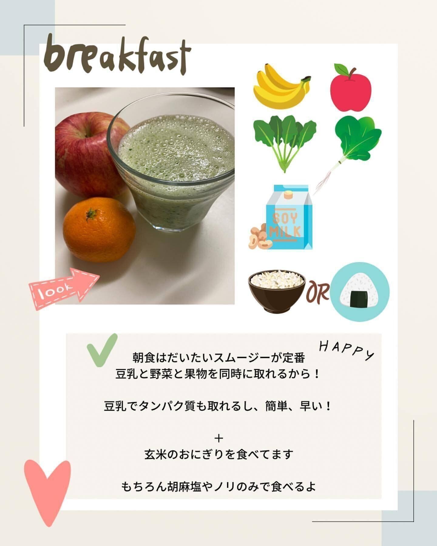 まずは朝食からみてみましょう