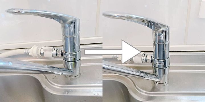 水あかが落ちる