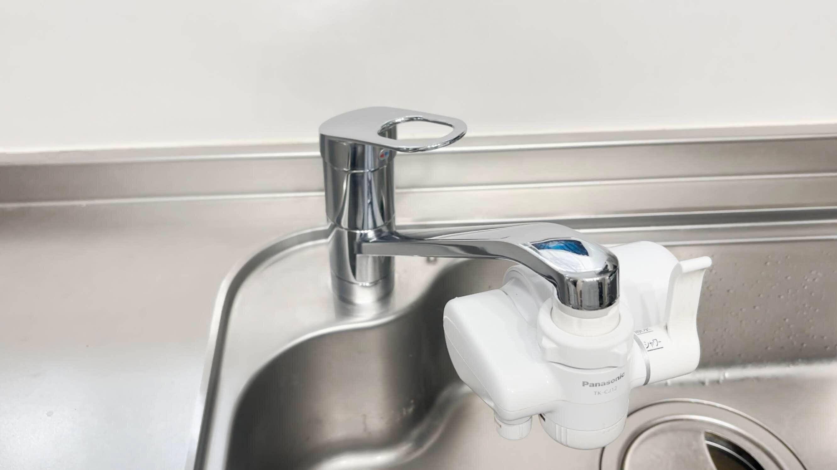 水垢が取れたキレイな蛇口