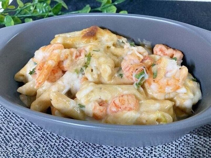 コストコ ウィンターペンネグラタン 盛り付け