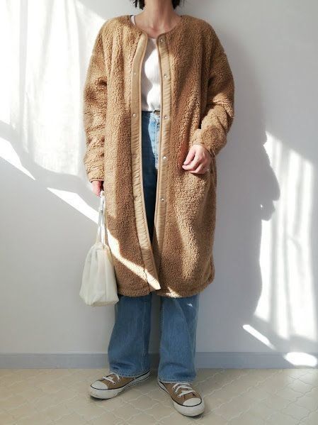 fdom longer boa coat ボアコート ロングコート ZARA Extralong Boa Coat｜ザラ フェイクボアコート | gem