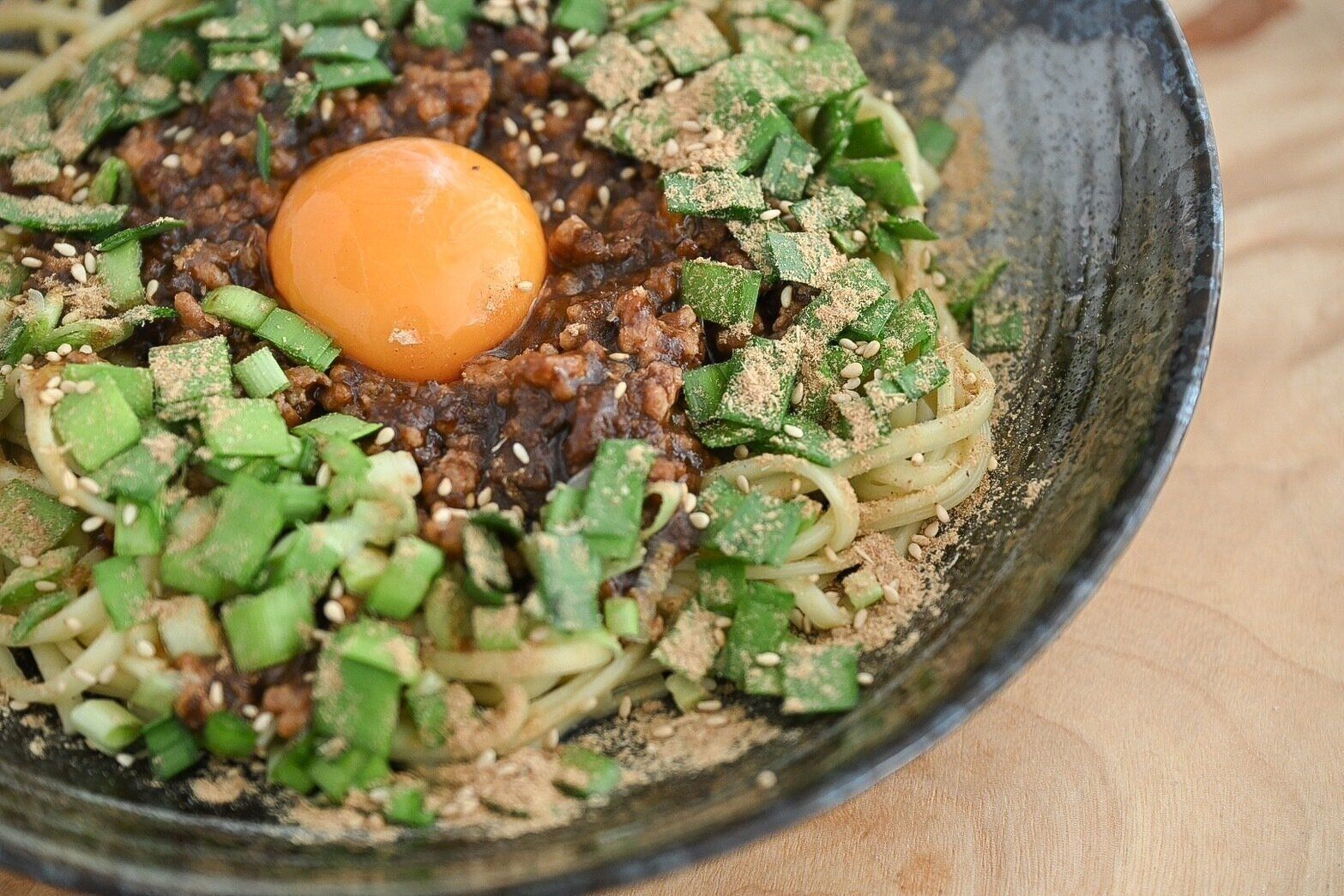 アップの台湾まぜそば