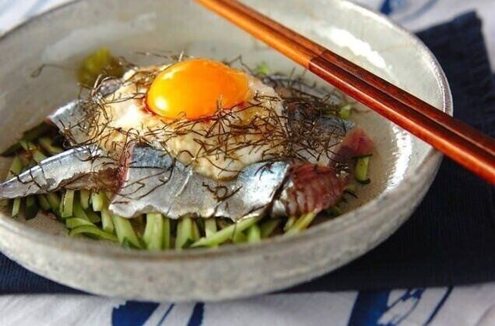 サンマの山かけ