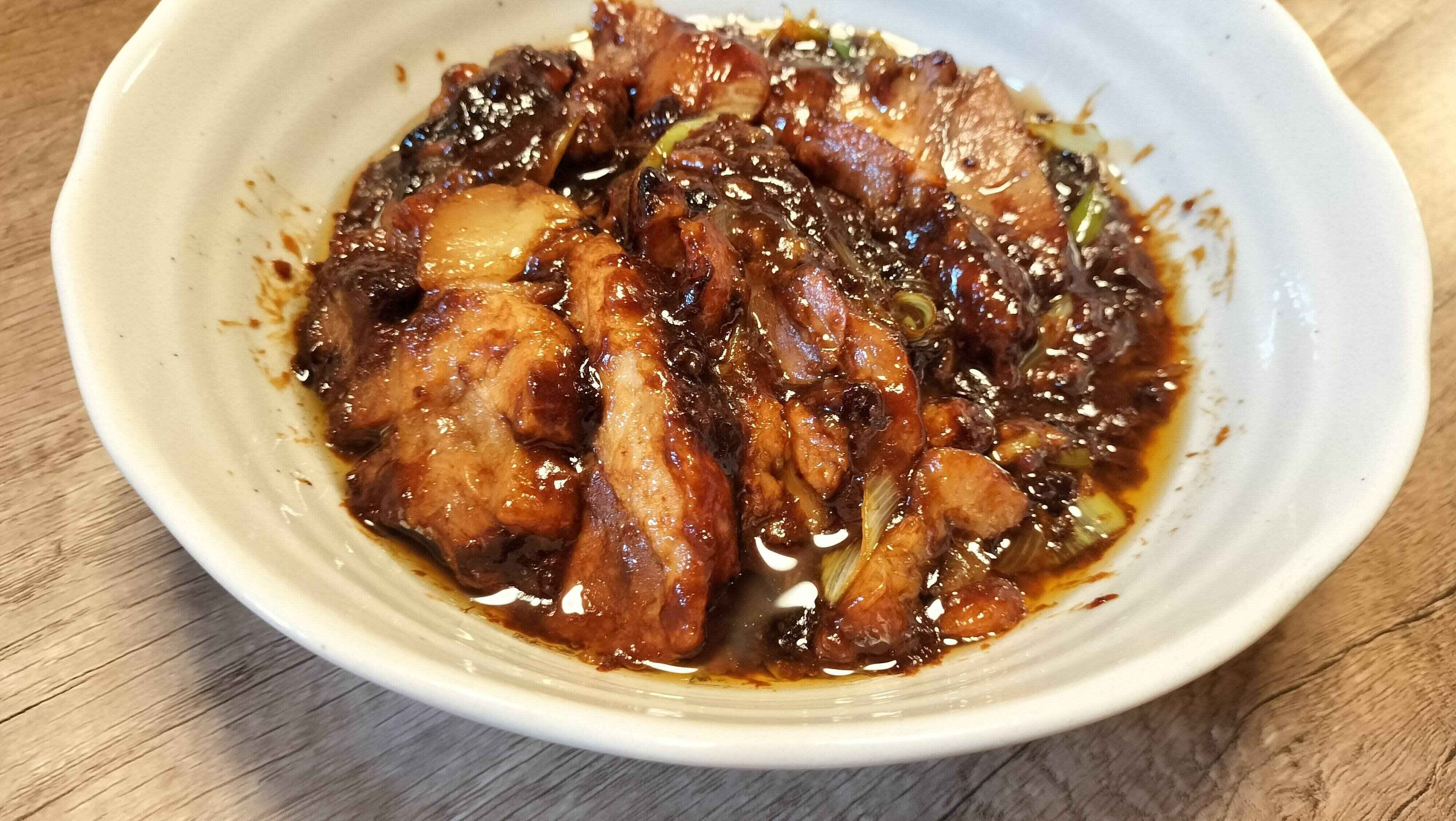 やわらか味噌煮豚