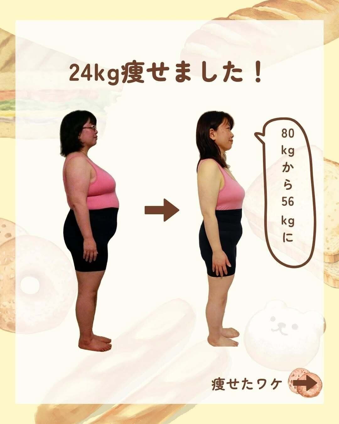 21kg痩せに成功！