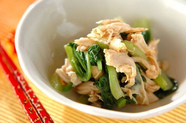 ささ身とチンゲンサイのナムル風