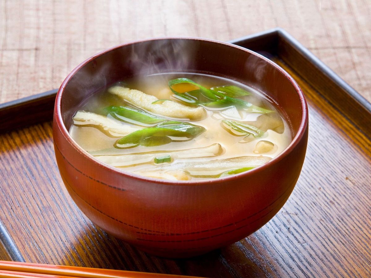 ねぎと揚げの味噌汁