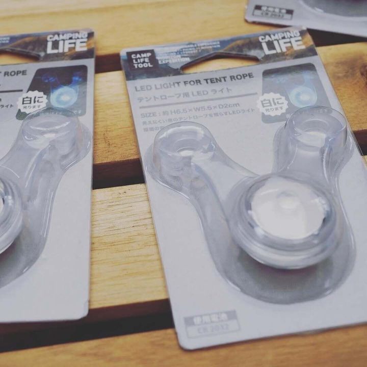 【セリア】テントロープ用LEDライトは防災グッズにぴったり