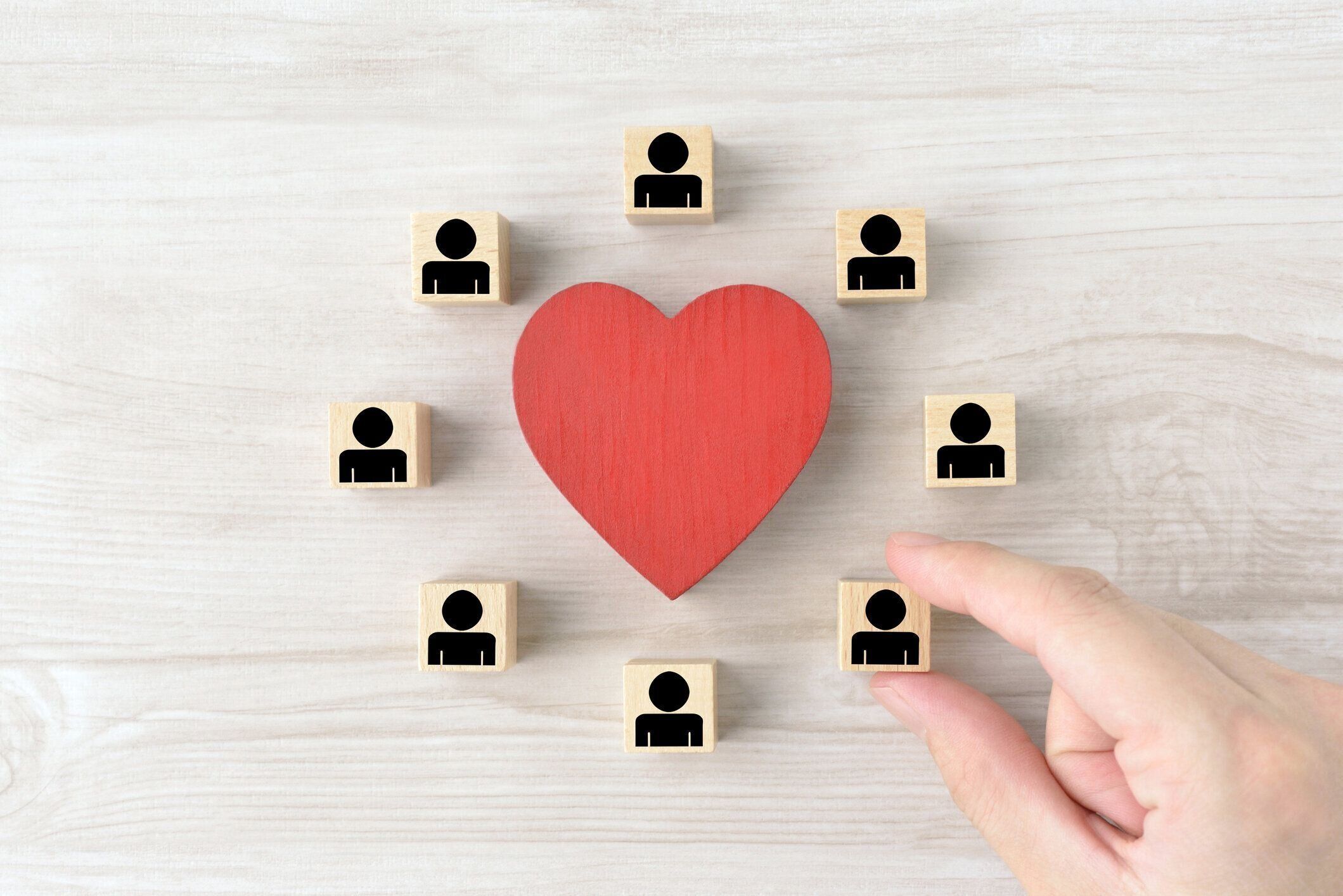 良いチームワークと人間関係のイメージ