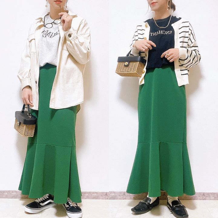 しまむら 春もまだまだトレンドは続く 超プチプラで買えちゃうマーメイドスカート サンキュ しまむら 春もまだまだトレンドは続く 超プチプラで買えちゃうマーメイドスカート サンキュ