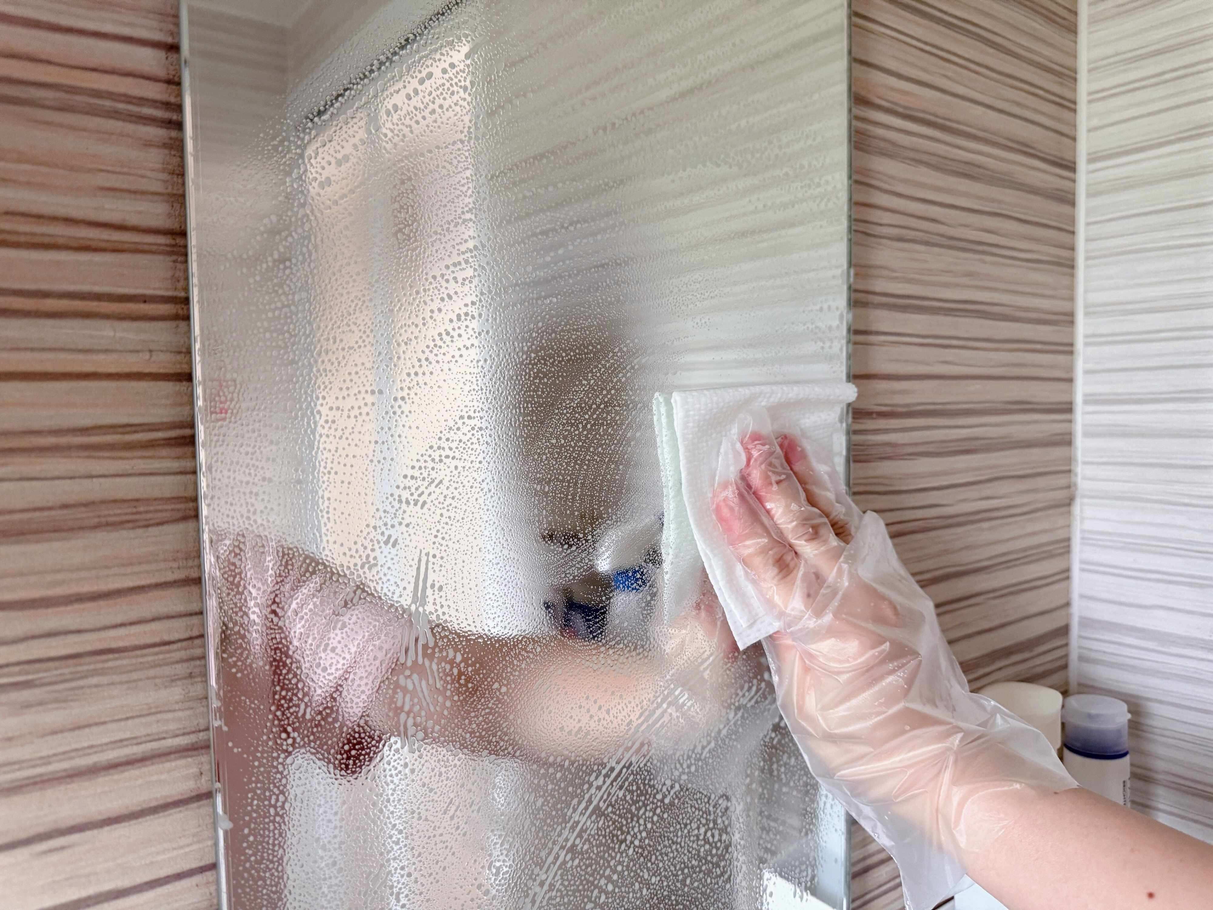 3．泡立つキッチンクロス