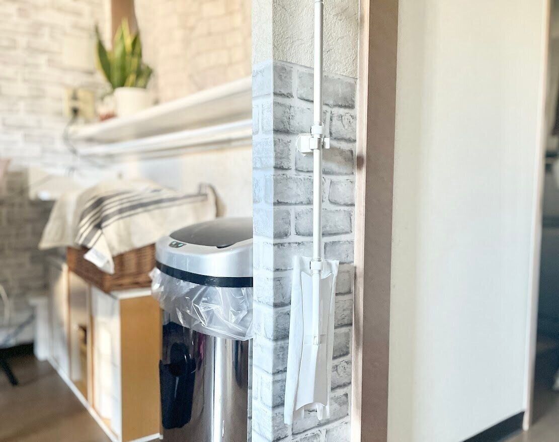 掃除道具はすぐに手に取れる場所に置く