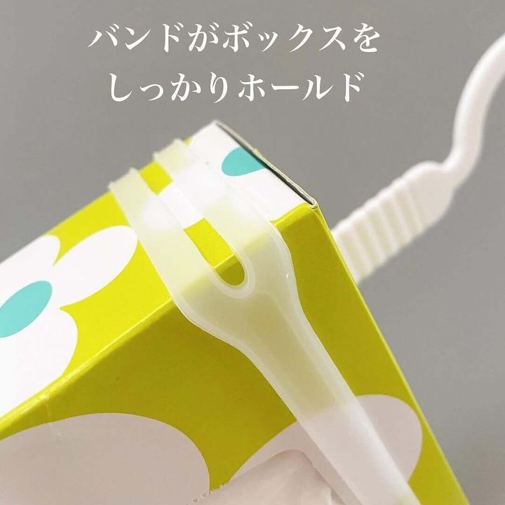 ネーミングそのまま!「ティッシュBOXそのまま吊るせるフック」