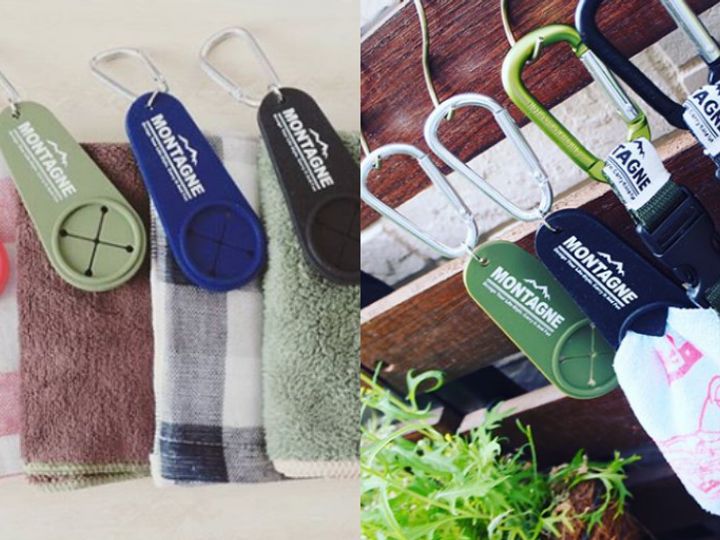 snsでまだまだ話題 セリアのカラビナ付きタオルホルダー サンキュ snsでまだまだ話題 セリアのカラビナ付きタオルホルダー サンキュ