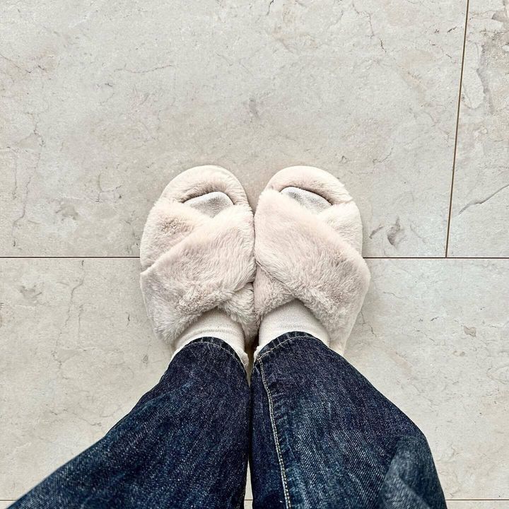 【3COINS】冬の必需品!もこもこスリッパ