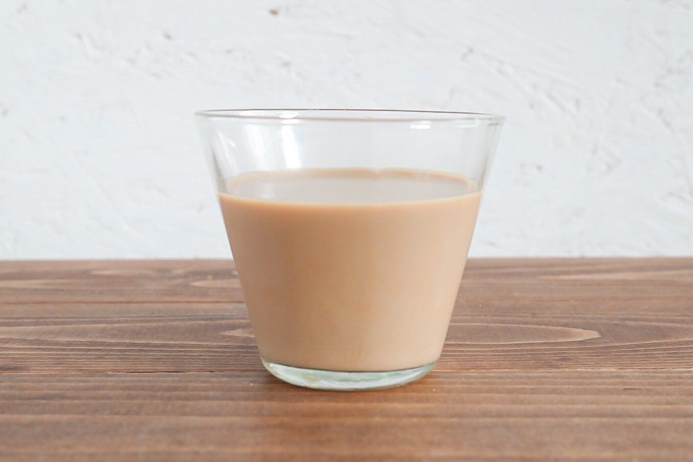 グラスに入ったロイヤルミルクティー