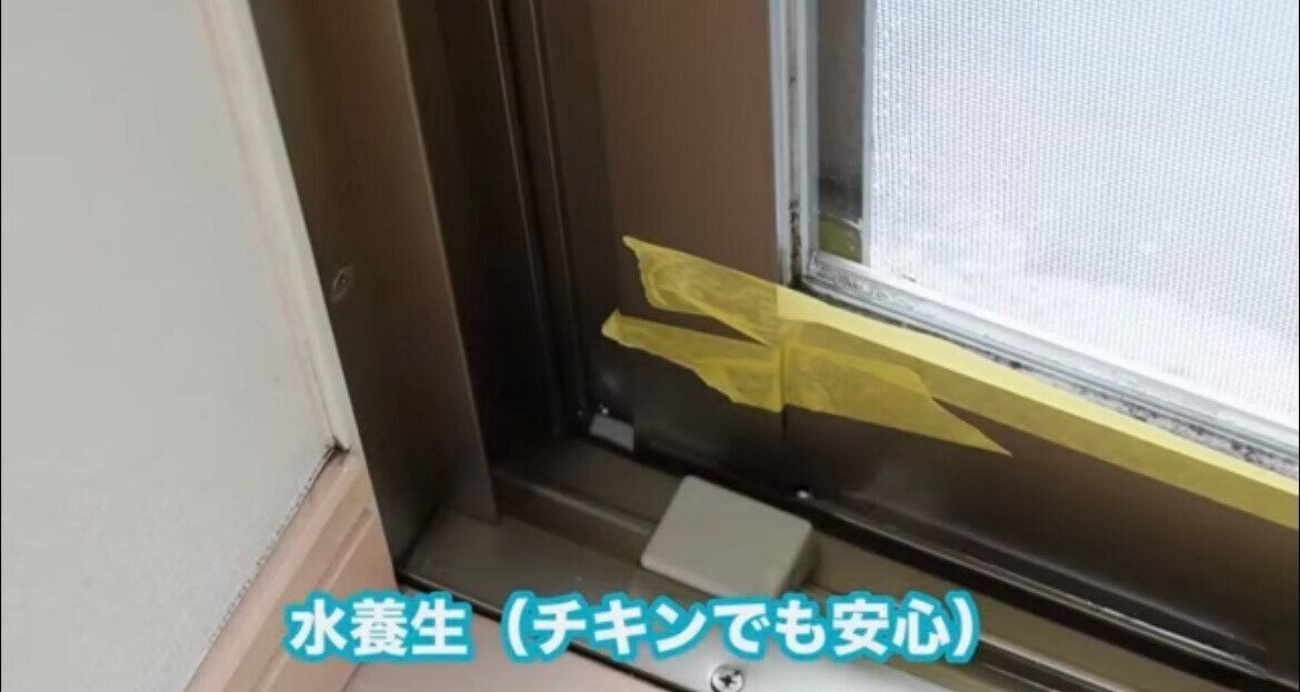 1.はじめにマスキングテープで養生