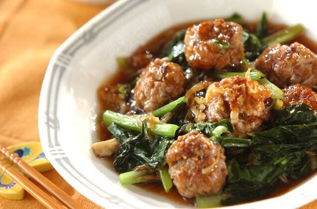 肉団子のオイスターあん