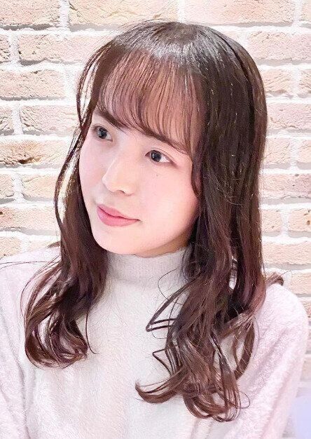 ミックス巻きで大人可愛く！おしゃれ見えセミロング