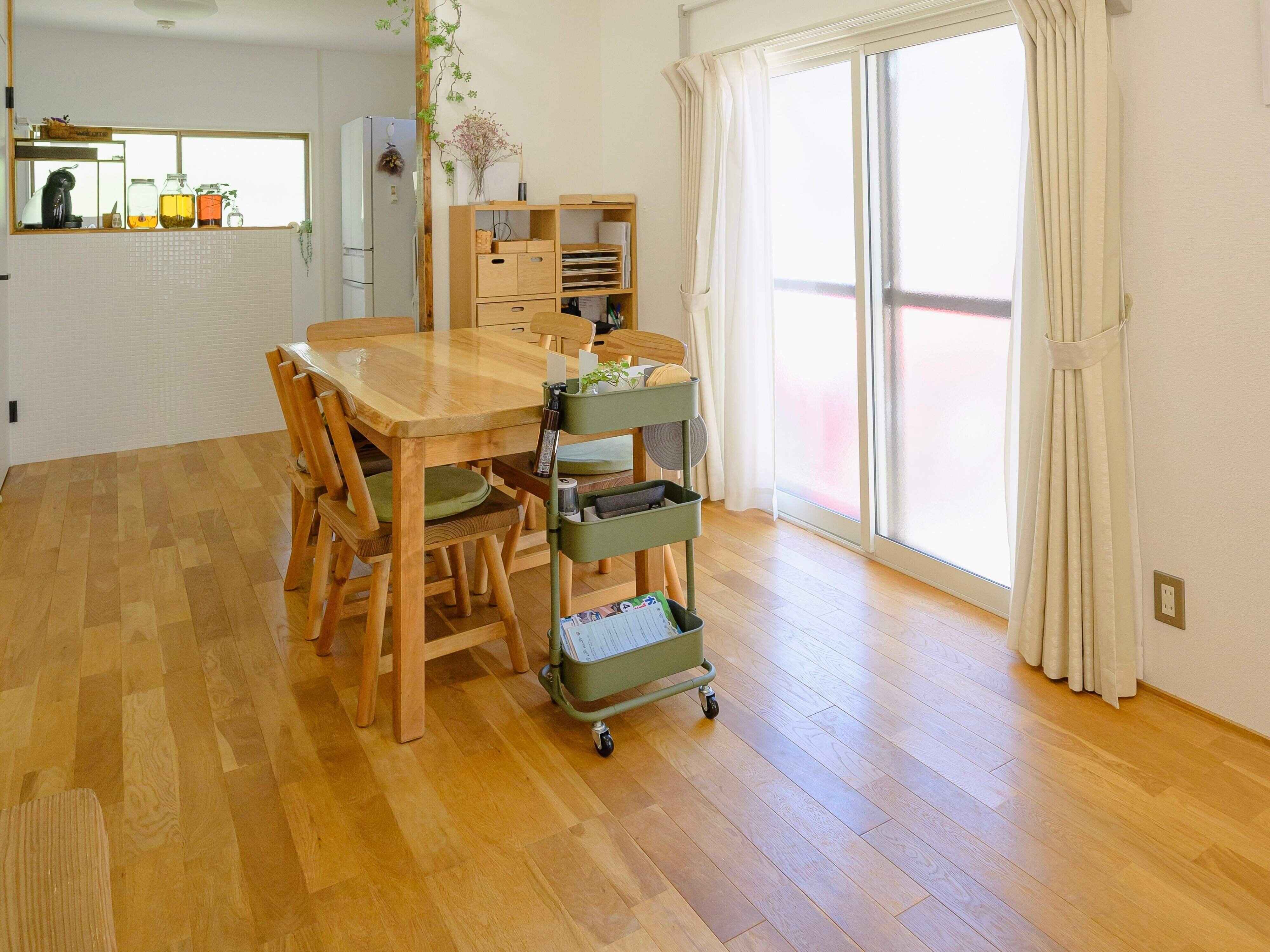 キレイになったフローリング